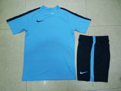 #905 Light Blue Soccer Training Uniform Jersey and Shorts
