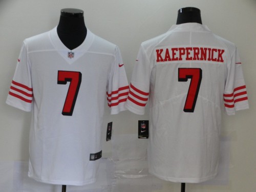 San Francisco 49ers 7 Colin Kaepernick 2020 White Vapor Untouchable Limited Jersey