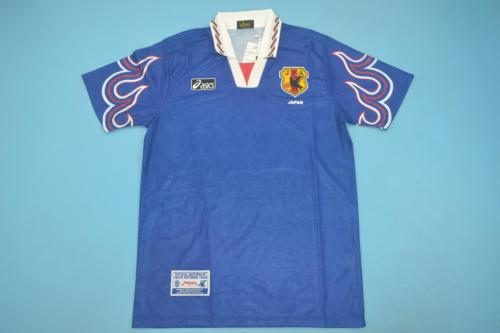 Retro Jersey Japan 1998-1999 Home Blue Soccer Jersey Vintage Football Shirt
