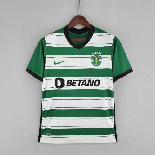 Fans Version 2022-2023 Sporting Lisbon Home Soccer Jersey
