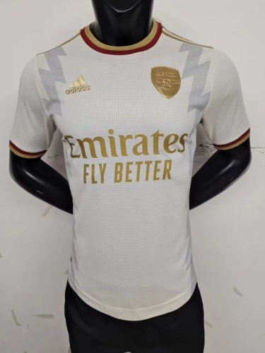 Player Version 2023-2024 Arsenal Special White/Golden Soccer Jersey