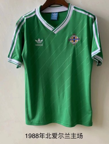 Retro Jersey 1988 Northern Ireland Home Soccer Jersey Vintage Football Shirt