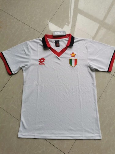 Retro Jersey 1993-1994 AC Milan White Soccer Jersey