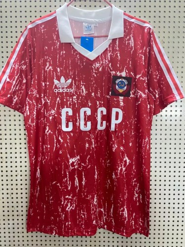 Retro Jersey 1990-1992 USSR Russia Home Soccer Jersey