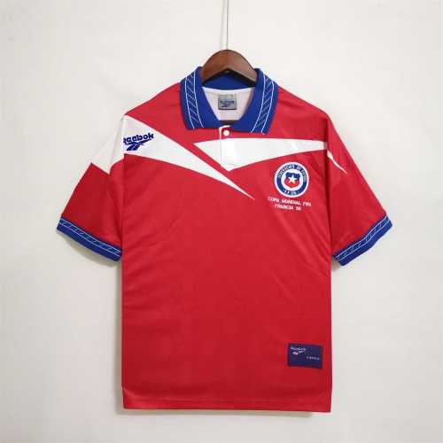 Retro Jersey 1998 Chile Home Soccer Jersey