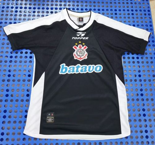 Retro Camisetas de Futbol 2000 Corinthians Away Soccer Jersey
