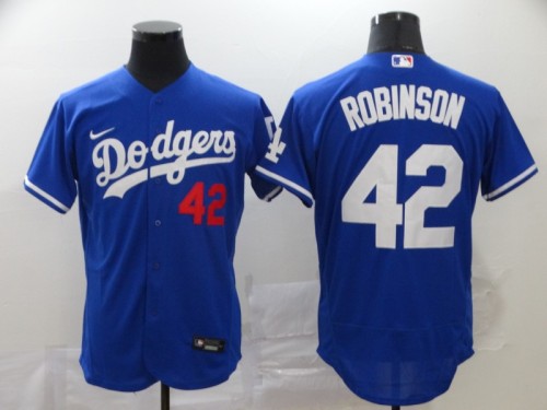 Los Angeles Dodgers 42 ROBINSON Blue Flexbase Jersey