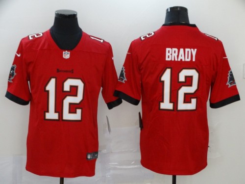 Tampa Bay Buccaneers 12 Tom Brady Red New 2020 Vapor Untouchable Limited Jersey