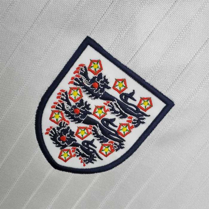 Retro Jersey 1984-1987 England Home Soccer Jersey Vintage Football Shirt