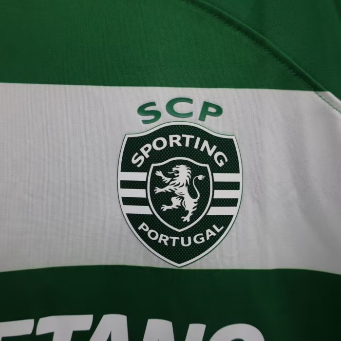Lisbon Camisetas de Futbol Fan Version 2023-2024 Sporting Lisbon Home Soccer Jersey