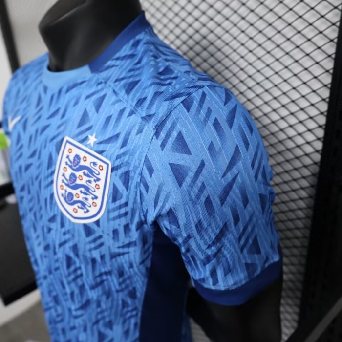 Player Version 2023 England Away Blue Football Shirt