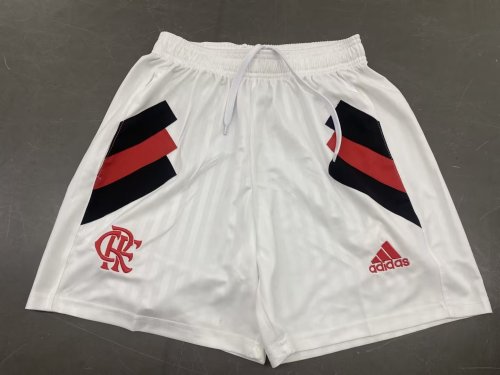 2023-2024 Flamengo Icon White Soccer Shorts