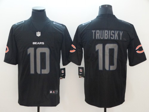 Chicago Bears #10 Trubisky Black NFL Jersey