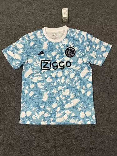 Fans Version 2023-2024 Ajax Blue Soccer Training Jersey S,M,L,XL,2XL,3XL,4XL