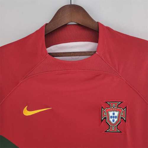 Fans Version 2022 World Cup Portugal Home Soccer Jersey