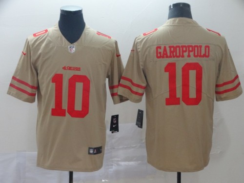 San Francisco 49ers 10 Jimmy Garoppolo Gold Inverted Legend Limited Jersey