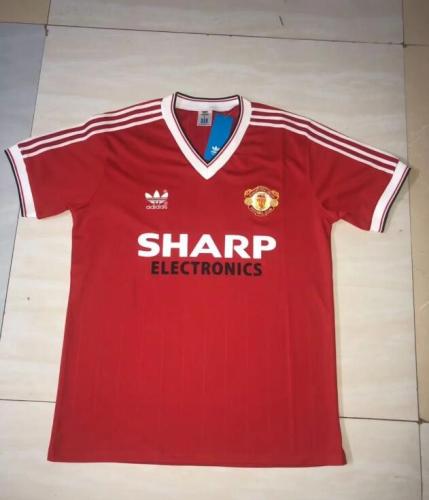 Retro Jersey 1985 Manchester United Home Soccer Jersey