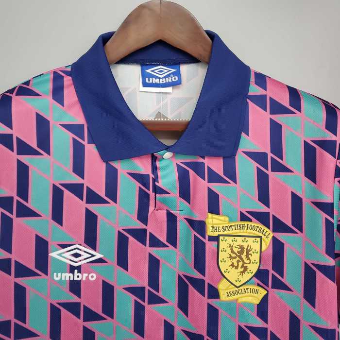 Retro Jersey 1988-1989 Scotland Away Soccer Jersey