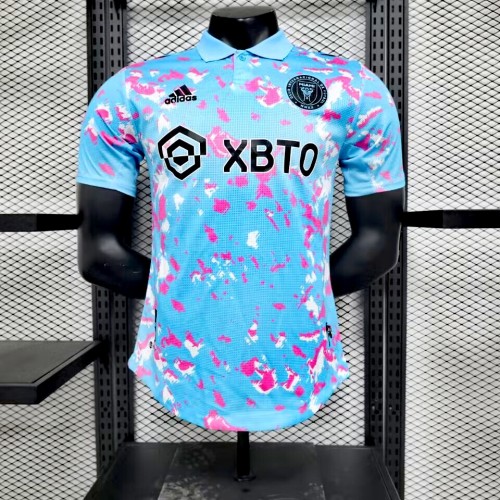 Player Version 2023-2024 Inter Miami Special Edition Blue Soccer Jersey
