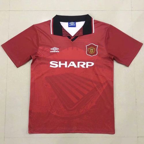 Retro Jersey 1994-1996 Manchester United Home Soccer Jersey