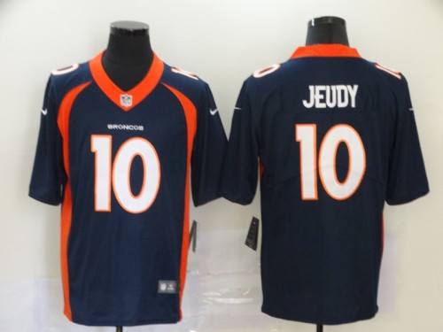 Denver Broncos 10 Jerry Jeudy Navy 2020 NFL Draft First Round Pick Vapor Untouchable Limited Jersey