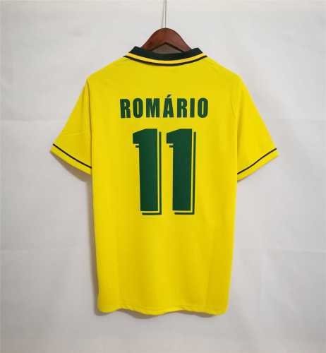 Retro Jersey 1993-1994 Brazil Romário 11 Home Soccer Jersey