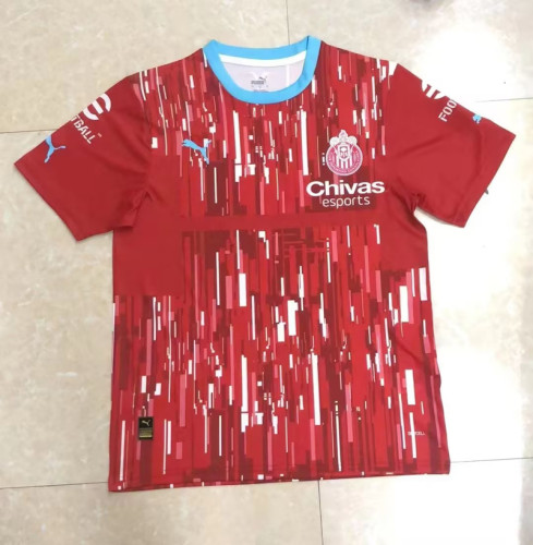 Fans Version 2023-2024 Chivas Special Red Soccer Jersey S,M,L,XL,2XL,3XL,4XL