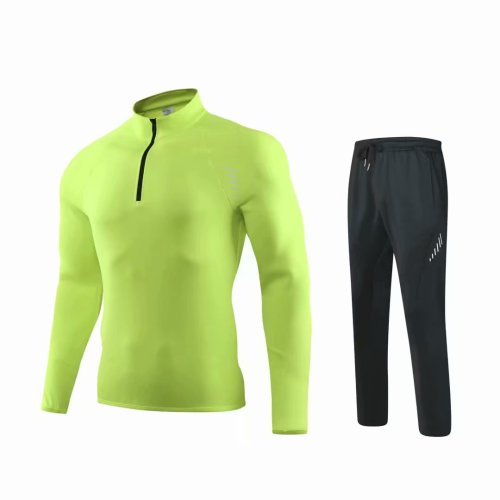 YQX P42-4-Plate Long Sleeve Training Suit-Yellow