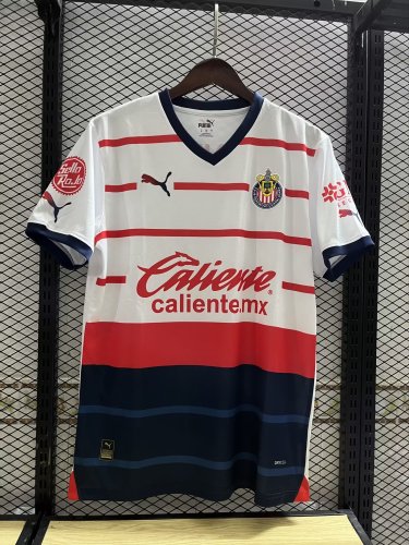 Fan Version 2023-2024 Chivas Away Soccer Jersey Futbol Shirt