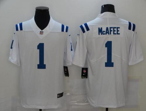 Indianapolis Colts 1 McAFEE White NFL Jersey