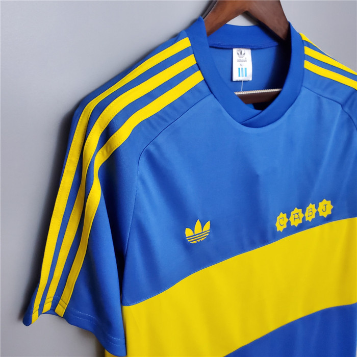 Retro Jersey 1981 Boca Juniors Home Soccer Jersey Vintage Football Shirt