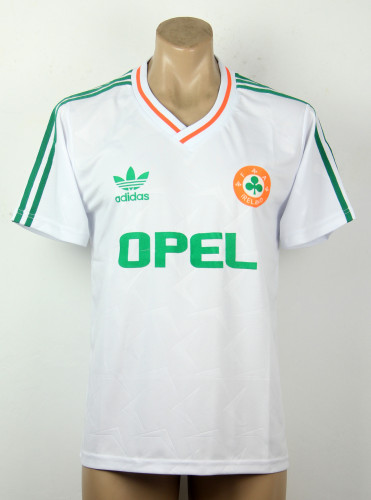 Retro Jersey 1990 Ireland Away White Soccer Jersey Vintage Football Shirt
