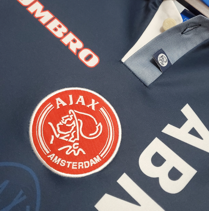 Retro Jersey 1997-1998 Ajax Away Soccer Jersey Vintage Football Shirt