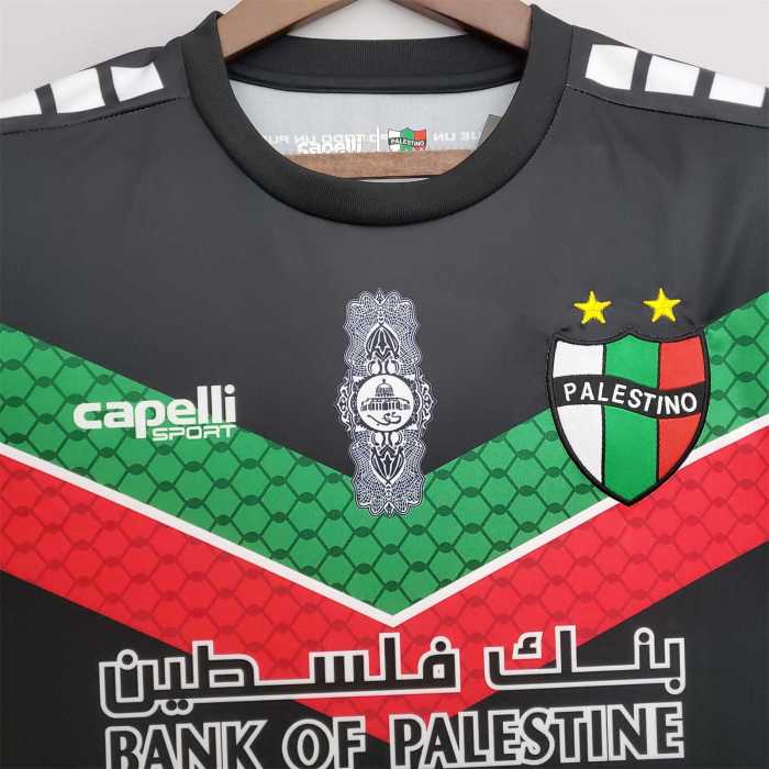 Fans Version 2022-2023 Club Deportivo Palestino Black Soccer Jersey