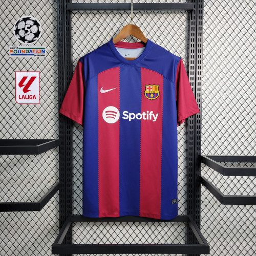 Fans Version 2023-2024 Barcelona Home Soccer Jersey S,M,L,XL,2XL,3XL,4XL