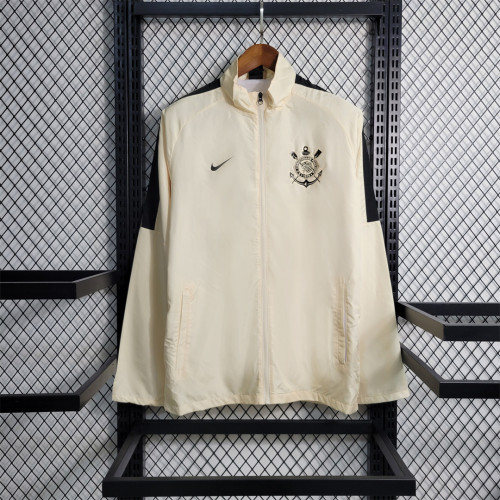 2023-2024 Corinthians Golden Soccer Windbreaker Jacket