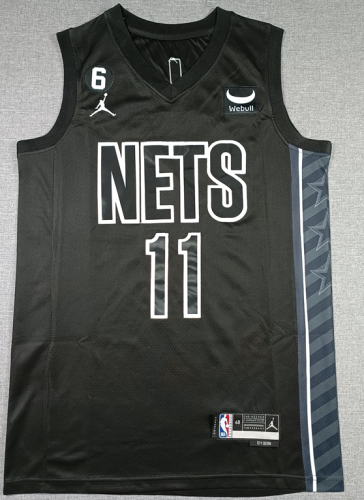 Brooklyn Nets 11 IRVING Black NBA Shirt Basketball Jersey