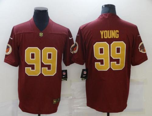 Washington Redskins 99 YOUNG Red NFL Jersey