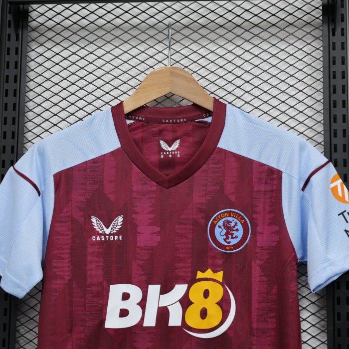 Fan Version 2023-2024 Aston Villa Home Football Shirt