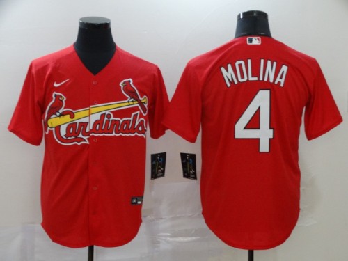 St. Louis Cardinals 4 MOLINA Red 2020 Cool Base Jersey