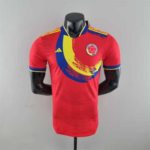 2022 player version Colombia Special Edition Red Soccer Jersey