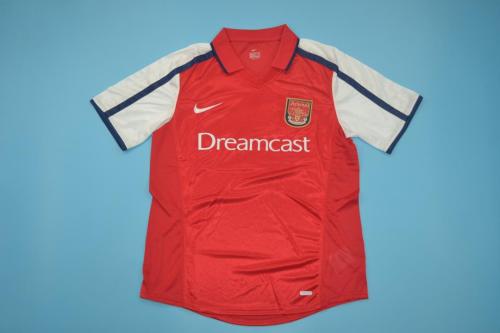 Retro Jersey 2000-2002 Arsenal Home Soccer Jersey Vintage Football Shirt