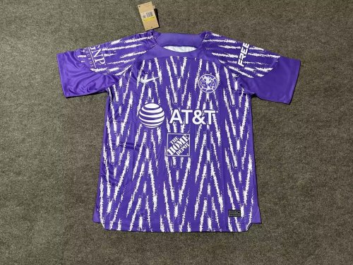 Fans Version 2023-2024 Club America Aguilas Purple Soccer Training Jersey