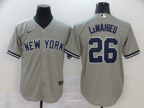 New York Mets 26 LeMAHIEU Grey 2020 Cool Base Jersey