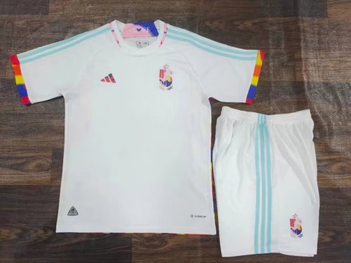 Adult Uniform 2022 World Cup BEL Away Soccer Jersey Shorts