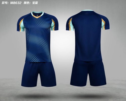 M8632 Blank Soccer Training Jersey Shorts DIY Cutoms Uniform