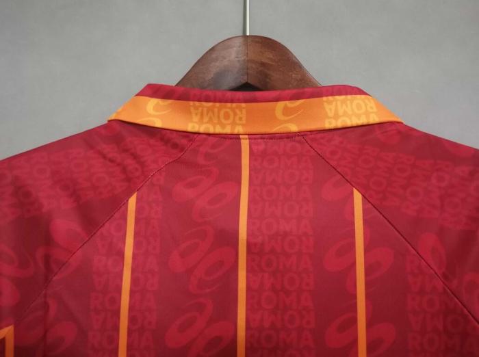 Fans Version 1996-1997 Rome Home Red Soccer Jersey