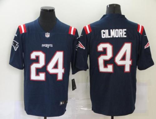 Patriots 24 Stephon Gilmore Navy New Vapor Untouchable Limited Jersey