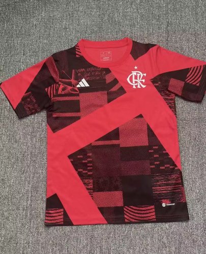 Fans Version 2023-2024 Flamengo Red Soccer Training Jersey