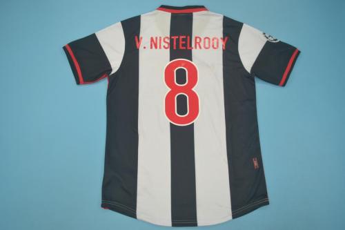 with UCL Patch Retro Jersey 1998-1999 PSV Eindhoven V. NISTELROOY 8 Away Soccer Jersey